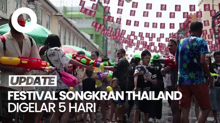 Festival Songkran Thailand Dimulai, Lihat Kemeriahannya!