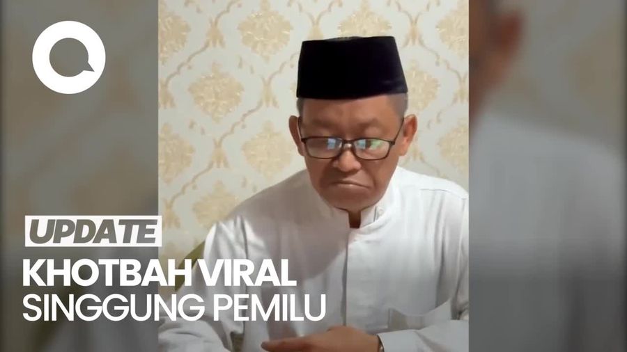 Video Permintaan Maaf Khotib Salad Id Viral Khotbah Singgung Pemilu