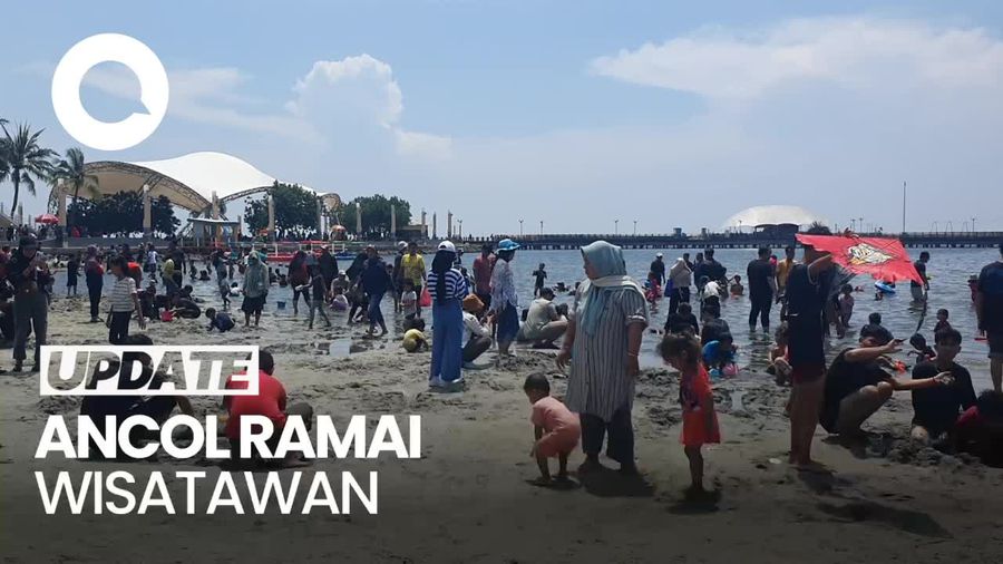 71 Ribu Pengunjung Padati Ancol di H+3 Lebaran