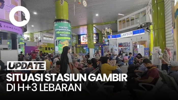 11.221 Pemudik Berangkat dari Stasiun Gambir Pada H+3 Lebaran