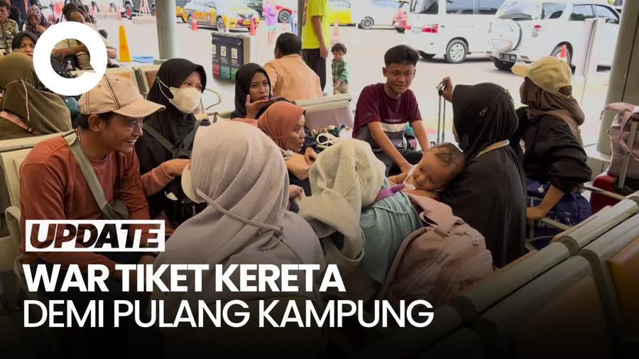 Baru Mudik H+3 Lebaran, Pemudik Ini Tetap Kesulitan saat War Tiket Kereta