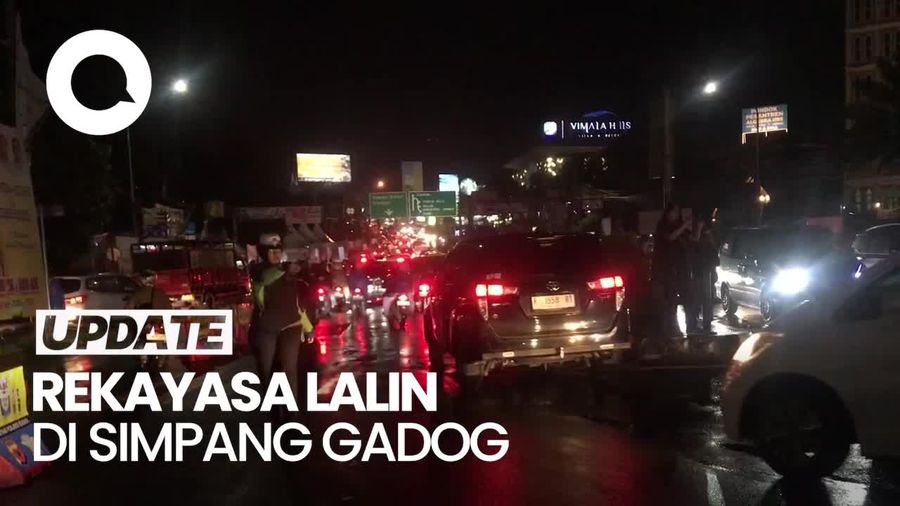 Sistem Rekayasa Lalin di Simpang Gadog Demi Mengurai Kemacetan