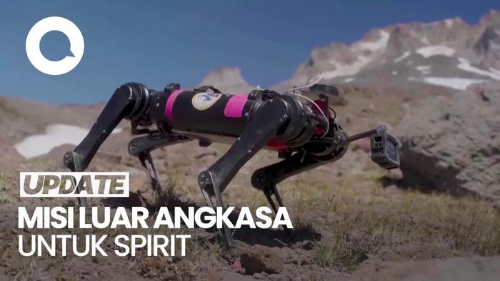 Ilmuwan Uji Coba Robot Anjing untuk Misi Luar Angkasa