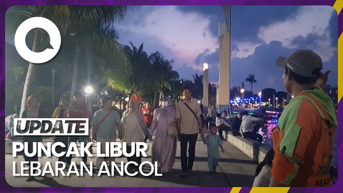 Jumlah Pengunjung Ancol Tembus 100 Ribu hingga Malam Ini  