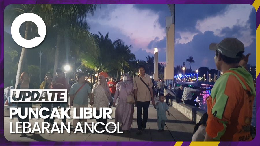 Jumlah Pengunjung Ancol Tembus 100 Ribu hingga Malam Ini  