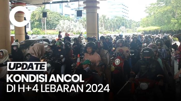 Kendaraan Masuk Ancol Mengular di H+3 Lebaran