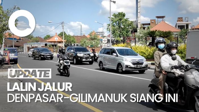 Arus Balik di Jalan Raya Denpasar-Gilimanuk Siang Ini Ramai Lancar