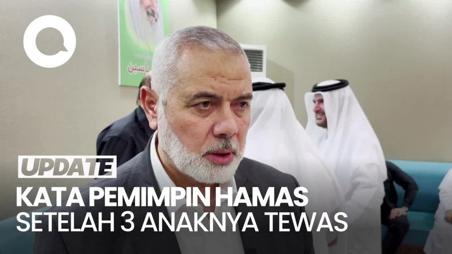 Pemimpin Hamas Tetap Buka Ruang Negosiasi Walau 3 Anaknya Dibunuh Israel