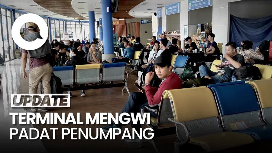 Ada yang Baru Mudik, Penumpang Padati Terminal Mengwi H+4 Lebaran