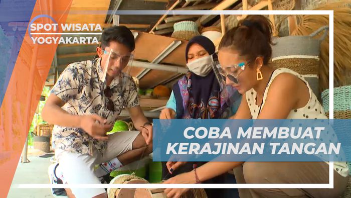 Serunya Mencoba Membuat Kerajinan Tangan dari Bambu, Yogyakarta