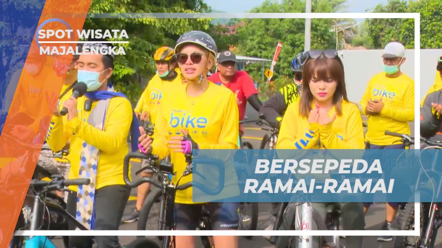 Menikmati Keseruan Goes Ramai-ramai Mengelilingi Kota Majalengka