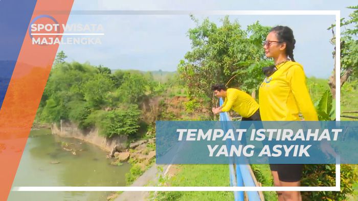 Rehat Sejenak, Menikmati Suasana Sejuk di Pintu Air Raksasa, Majalengka