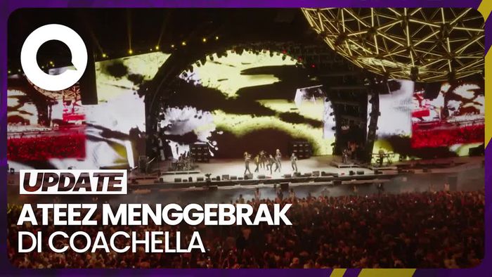 Tak Hanya Panggung Sahara, ATEEZ Juga Gebrak Sejarah di Coachella