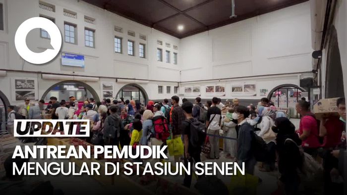 Serba-serbi Alasan Pemudik Baru Berangkat H+4 Lebaran Dari Stasiun Senen
