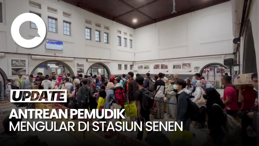 Serba-serbi Alasan Pemudik Baru Berangkat H+4 Lebaran Dari Stasiun Senen