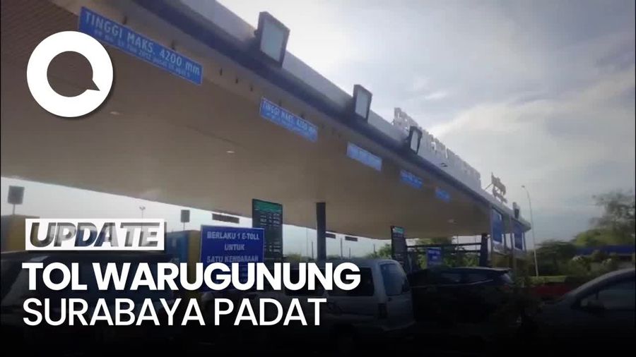 Arus Balik Lebaran, Tol Warugunung Surabaya Padat