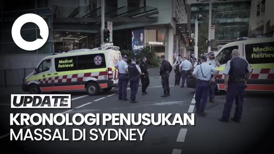 Kronologi Penusukan Massal Sydney yang Pelakunya Ditembak Mati Polisi