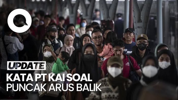Puncak Arus Balik, KAI Perkirakan 47.317 Pemudik Tiba di Jakarta Hari Ini