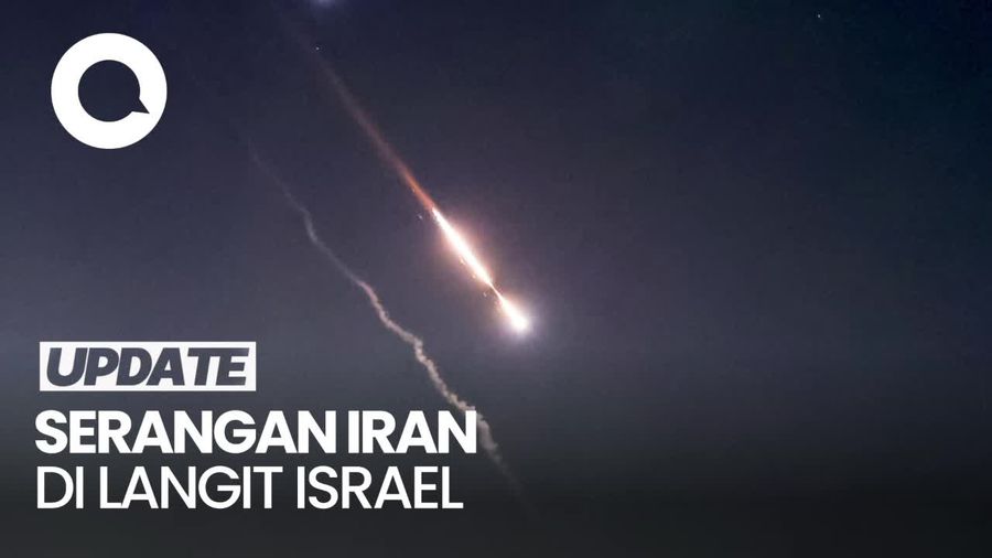 Penampakan Serangan Iran ke Israel, Sirene di Yerusalem Meraung-raung