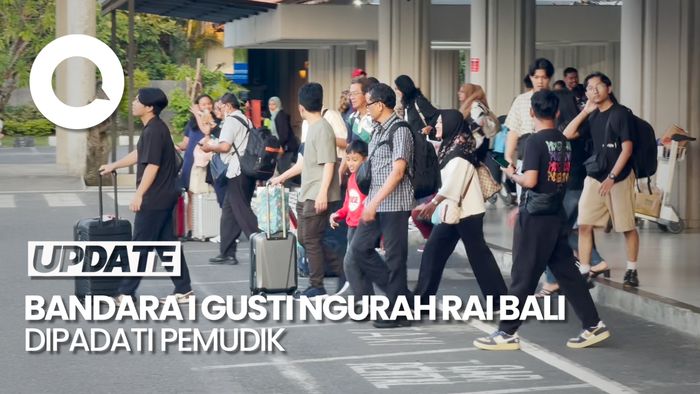 Situasi Arus Balik Libur Lebaran 2024 di Bandara Ngurah Rai