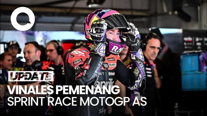 Vinales Juara Sprint Race MotoGP AS, Marquez Kedua