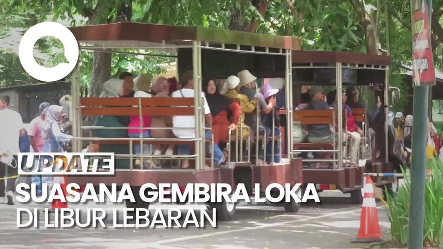 Hyena Tutul Afrika Curi Atensi Wisatawan Gembira Loka di Libur Lebaran
