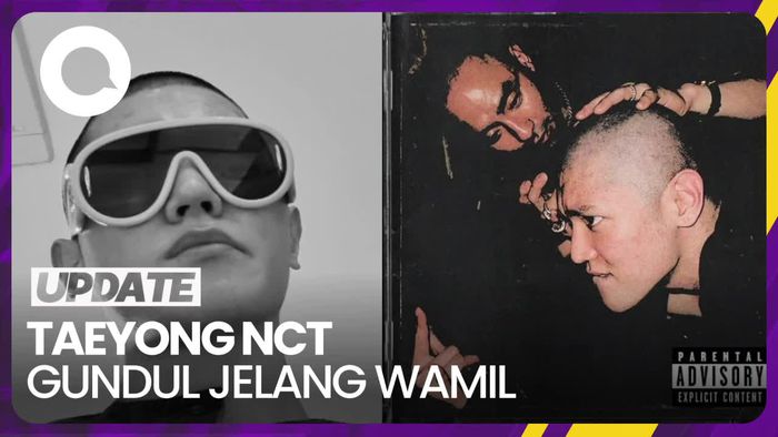 Potret TAEYONG NCT Berkepala Plontos Jelang Berangkat Wamil