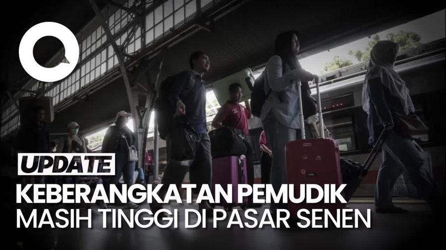 Pasar Senen di H+4 Lebaran: Ada 21.796 Pemudik Berangkat dari Jakarta