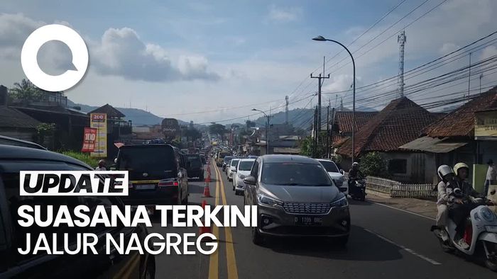 Arus Balik di Jalur Nagreg Ramai