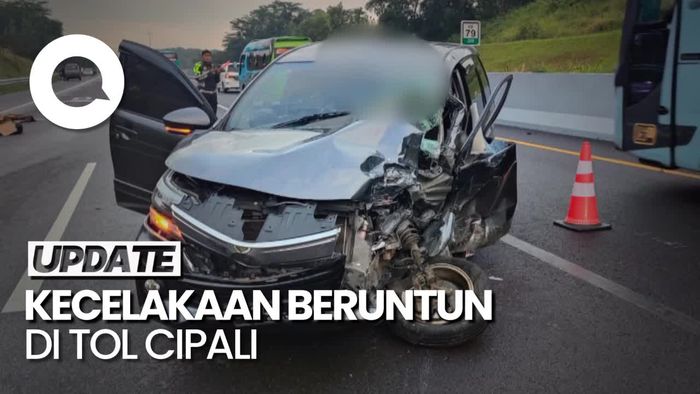Minibus Tabrak 2 Kendaraan di Tol Cipali, 1 Orang Tewas