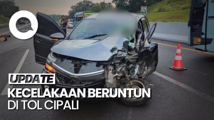 Minibus Tabrak 2 Kendaraan di Tol Cipali, 1 Orang Tewas