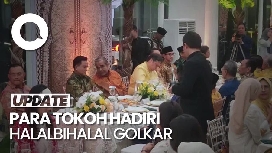 Kaesang hingga Luhut Hadiri Acara Halalbihalal Partai Golkar