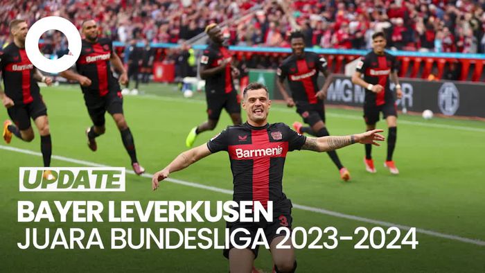 Bantai Werder Bremen 5 Gol Tanpa Balas, Leverkusen Juara Bundesliga