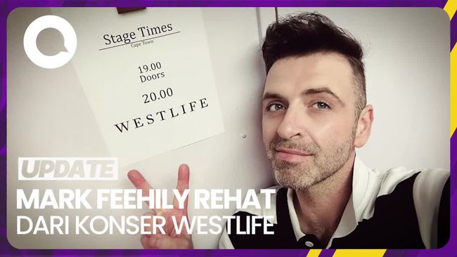 Mark Feehily Absen dari Konser Westlife in Yogyakarta