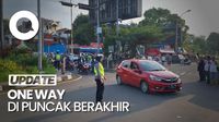 One Way Puncak Arah Jakarta Berakhir, Lalin Kembali Normal