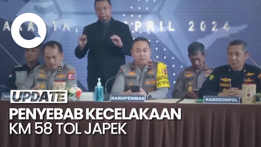 Penjelasan Polisi soal Dugaan Penyebab Kecelakaan di Km 58 Tol Japek