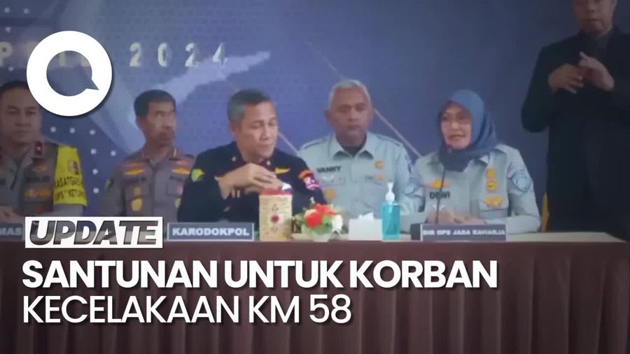 Ahli Waris Korban Kecelakaan Km 58 Tol Japek Dapat Santunan Rp 50 Juta