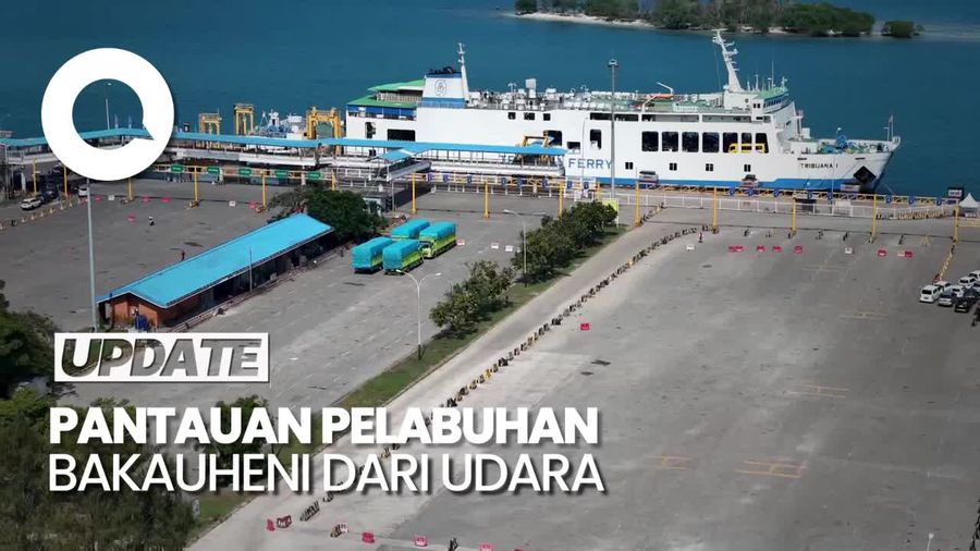 Lengangnya Pelabuhan Bakauheni Setelah Puncak Arus Balik Lebaran