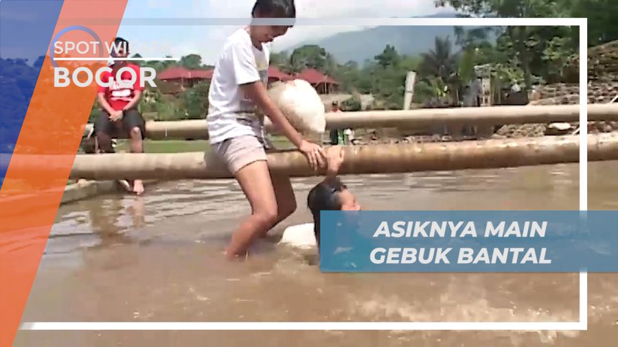 Seru-seruan Adu Kuat Bermain Gebuk Bantal yang Memacu Adrenalin, Bogor
