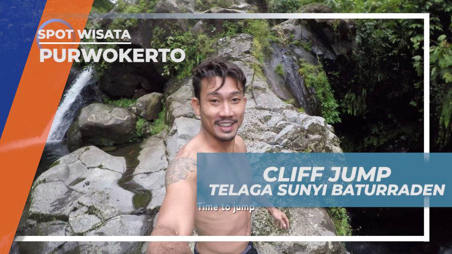 Uji Nyali, Serunya Mencoba Cliff Jump di Telaga Sunyi Baturraden, Purwokerto