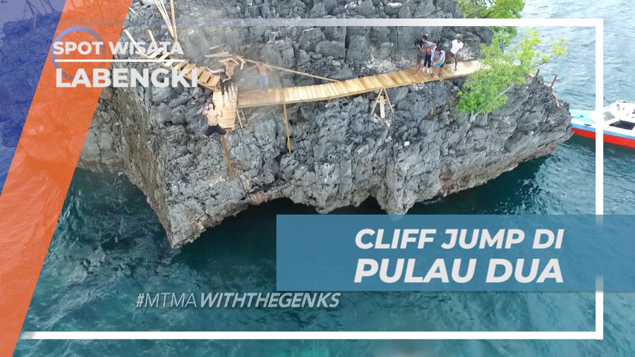 Memacu Adrenalin Cliff Jump Seru di Pulau Dua, Labengki