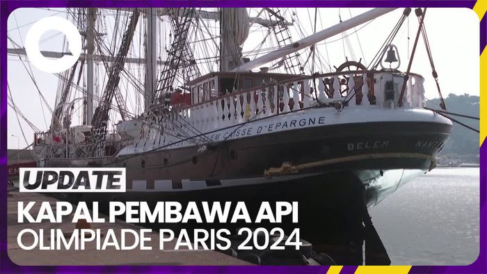 Api Olimpiade Paris 2024 Bakal Dibawa Pakai Kapal Abad ke-19