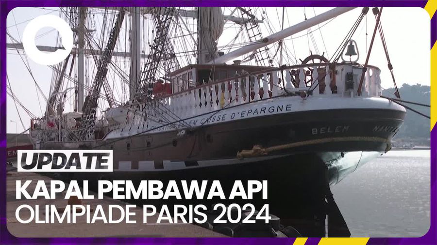 Api Olimpiade Paris 2024 Bakal Dibawa Pakai Kapal Abad ke-19