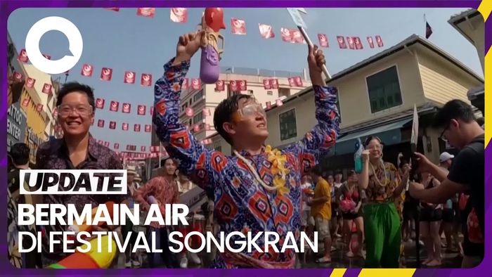 Basah-basahan di Festival Songkran Thailand