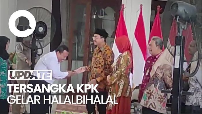  Jadi Tersangka KPK, Bupati Sidoarjo Tetap Gelar Halalbihalal