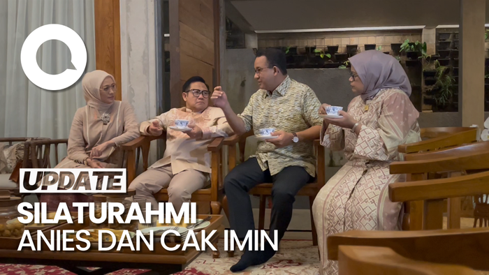 Momen Cak Imin Silaturahmi ke Kediaman Anies Baswedan