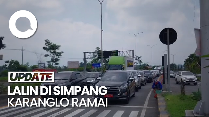 Pantauan Arus Mudik di Simpang Karanglo Malang