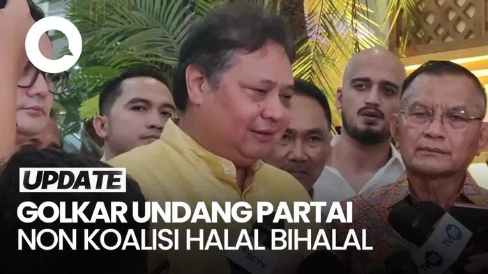 Airlangga Ungkap Alasan Undang Parpol di Luar Koalisi Prabowo-Gibran Halal Bihalal