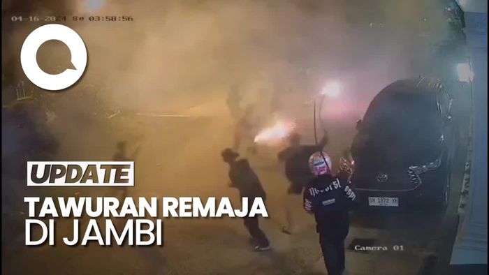 Aksi Tawuran Remaja di Jambi, Gunakan Sajam dan Petasan