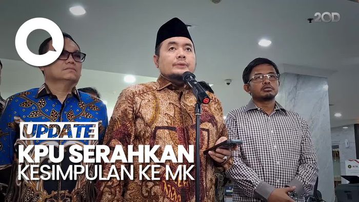 KPU Serahkan Kesimpulan ke MK, Bawa Bukti Tambahan Formulir Kejadian Khusus